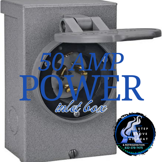 50 Amp Power Inlet Box and 50amp breaker (installed)